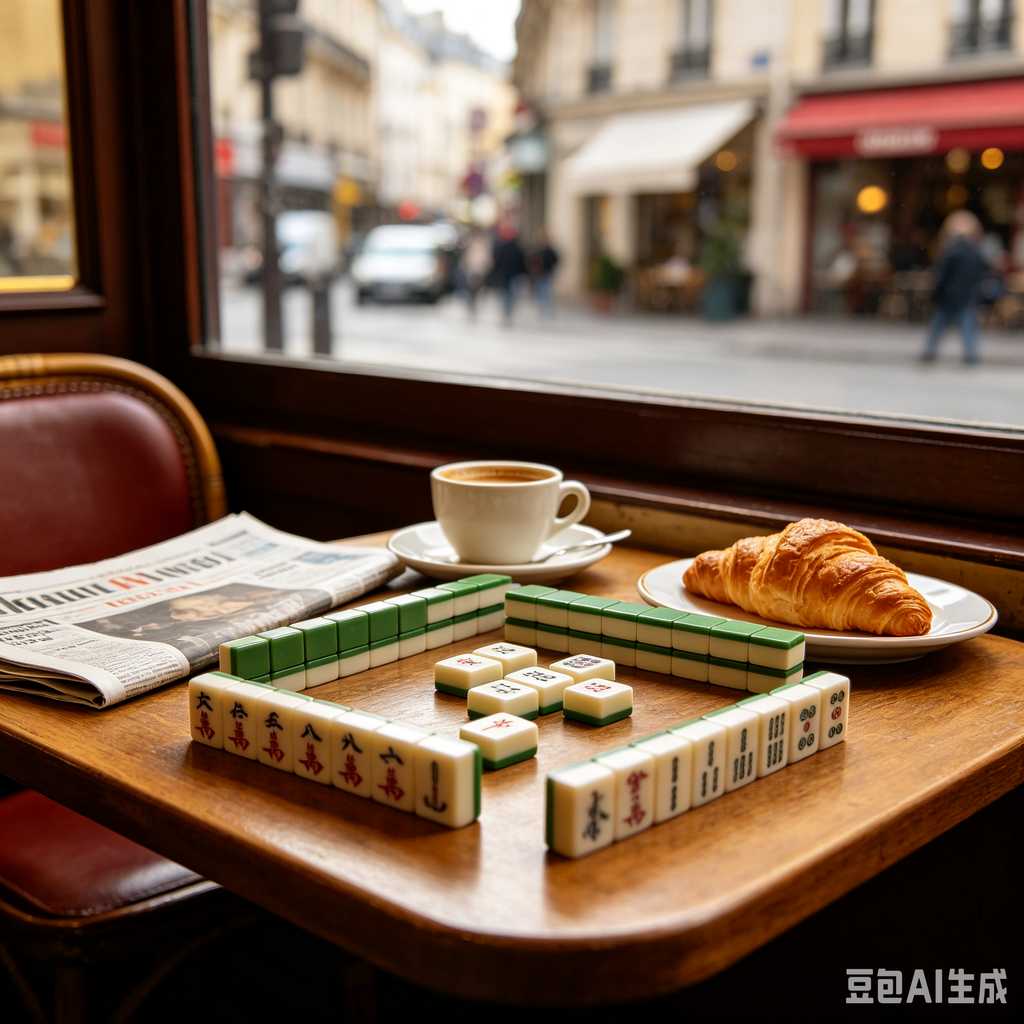 asian classic board game mahjong
