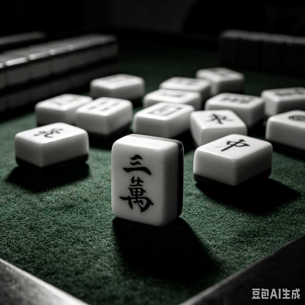 engraved texture mahjong tiles
